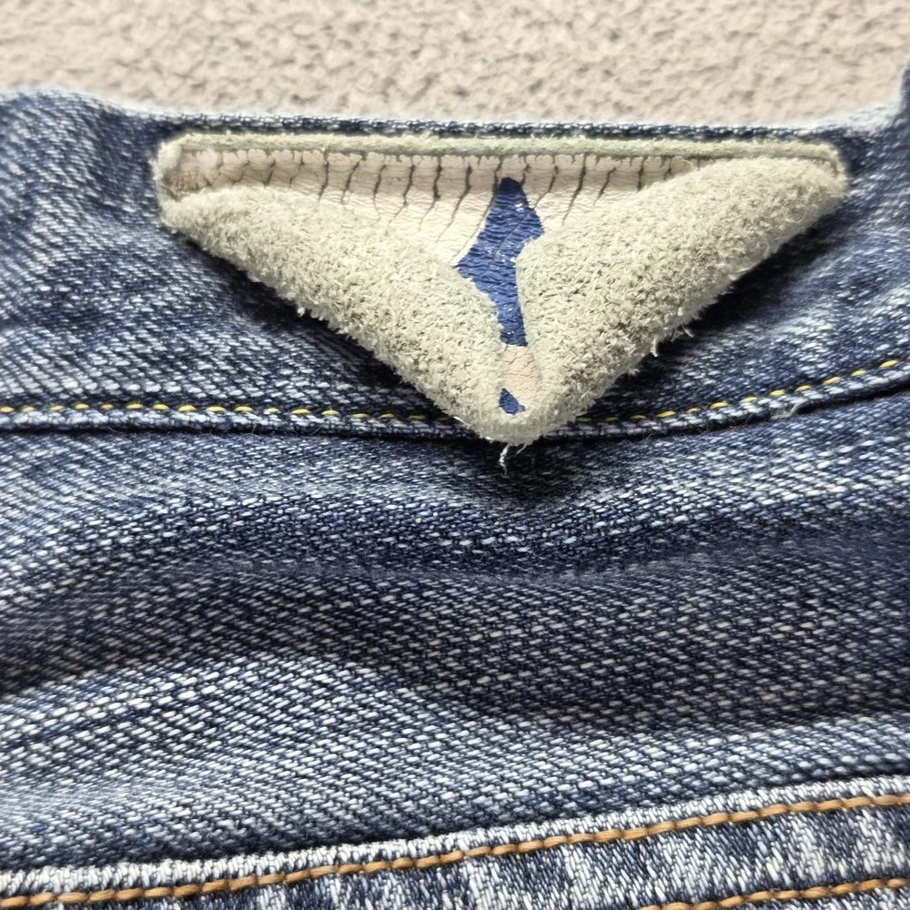Vintage Levis Blue Star Jeans Mens 32x34 Engineered Zip Fly Honeycomb